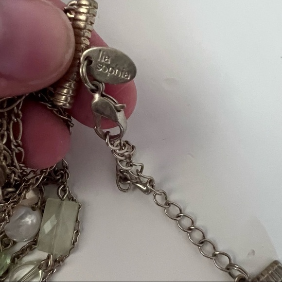 Lia Sophia Terrace Necklace genuine mother of pearl - Picture 3 of 3